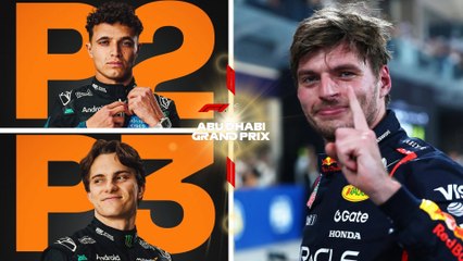 Max Verstappen va por todo y consigue P1 para el GP de Abu Dhabi; McLaren se queda con P2 y P3