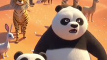 Panda and his Brave youngest | Heartwarming short story #ai #animation #how #usa #uk