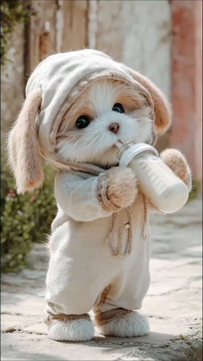 Dog baby video