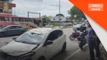 Penunggang motosikal maut dihempap pokok tumbang