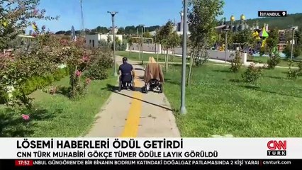 Lösemi haberleri CNN TÜRK Muhabiri Gökçe Tümer'e ödül getirdi