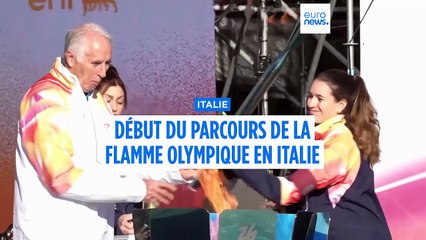 Jeux olympiques d'hiver : le parcours de la flamme olympique autour de l'Italie commence