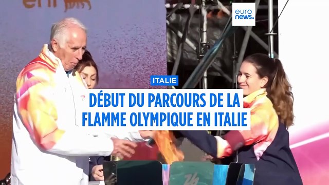 Jeux olympiques d'hiver : le parcours de la flamme olympique autour de l'Italie commence