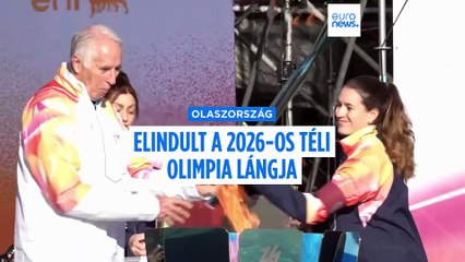 Elindult a 2026-os téli olimpia lángja Rómából,  több mint 10 ezren viszik
