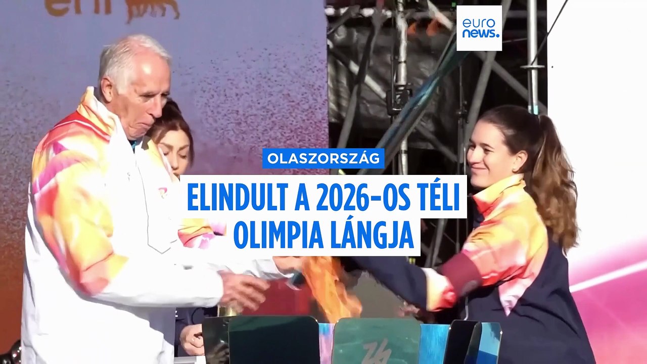 Elindult a 2026-os téli olimpia lángja Rómából,  több mint 10 ezren viszik