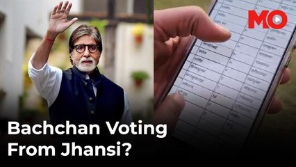 Actor Amitabh Bachchan's name makes a surprise appearance in a voters list in Jhansi