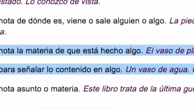 CÓMO SE DICE VASO DE AGUA o VASO CON AGUA - 😎