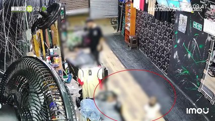 Imprudencia casi termina en tragedia: volador explota cerca de dos niños en un local en Remedios