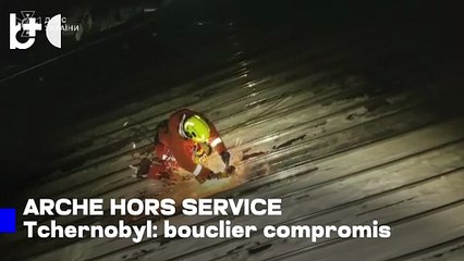 Bouclier protecteur de la centrale de Tchernobyl hors service à cause de drones russes