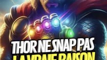 Pourquoi Thor ne snap pas finalement ? #thor #avengersendgame #thanos #onregardequoi #marvel