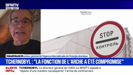Tchernobyl: Rafael Grossi, directeur général de l'Agence internationale de l'énergie atomique, déclare "qu'il est urgent" de réparer l'arche de confinement