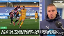“Il y a pas mal de frustration” : Renaud Ripart après le match nul de l’Estac contre Rodez (1-1)