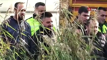 Gece evden otomobille ayrılan kadın, dereye düşen otomobilde hayatını kaybetti