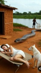 अनीता को कुत्ते ने सांप से बचाया