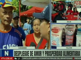 Pueblo del estado Carabobo es favorecido con una gran jornada de alimentos