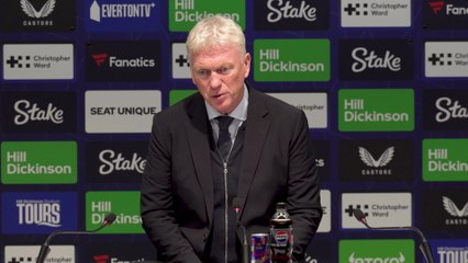 Moyes reacts to huge 3-0 win over Nottingham Forest which takes them up to 5th in the Premier League
