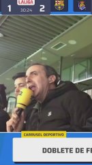 Roony marca su primer gol con el Barça: así lo narraron en Carrusel Deportivo