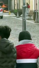 Auto distrutta dalle fiamme, l'incendio a Portomaggiore