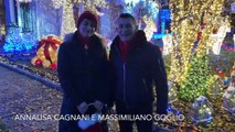 Melegnano, inaugurata la Casa di Babbo Natale 500mila luci led