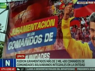 Comandos de Comunidades del edo. Bolívar son juramentados para la defensa de la Patria