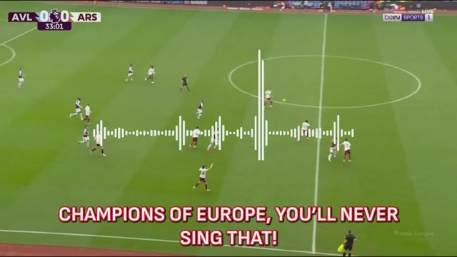 Arsenal humiliated! Aston Villa fans unleash savage Europa mockery!