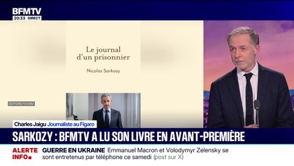 "Le Journal d'un prisonnier" de Nicolas Sarkozy: "C'est un risque important pour lui de faire ce livre", explique Charles Jaigu, journaliste au Figaro, qui a pu s'entretenir avec l'ancien président de la République
