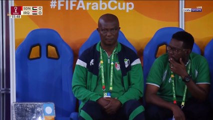 كأس العرب في قطر 2025 منتخب العراق ومنتخب السودان الشوط الثاني 2025-12-06