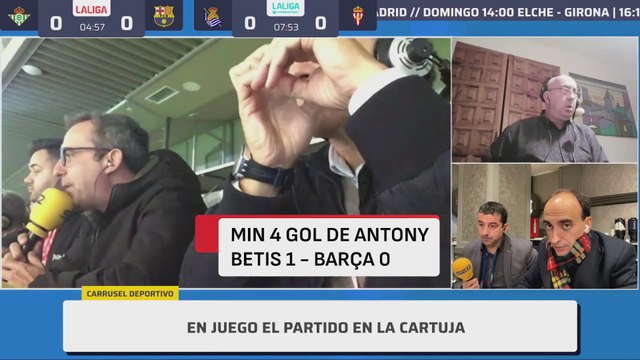 Resumen y goles del Real Betis 3 - FC Barcelona 5 | Audio Carrusel