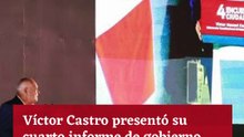 Castro celebra avances; violencia lo exhibe.