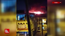 Bursa'da 3 katlı binada çıkan ve bitişiğindeki 4 katlı binaya sıçrayan yangın söndürüldü