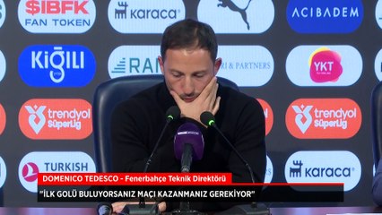 Domenico Tedesco'dan beraberlik sözleri: Bugün kötü oynadık