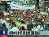 Trujillanos manifestaron su compromiso con el presidente Maduro al marchar por la paz de Venezuela
