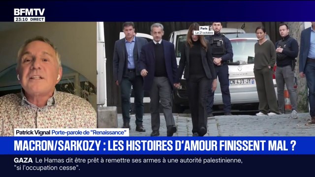 Emmanuel Macron-Nicolas Sarkozy: Je pense que le président n'aurait pas dû recevoir Nicolas Sarkozy avant son emprisonnement, explique Patrick Vignal, porte-parole de Renaissance