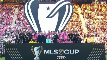 Messi y el Inter Miami levantan el trofeo de la MLS Cup