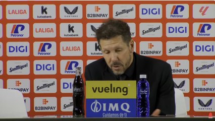 Simeone, rueda de prensa Athletic - Atlético de Madrid
