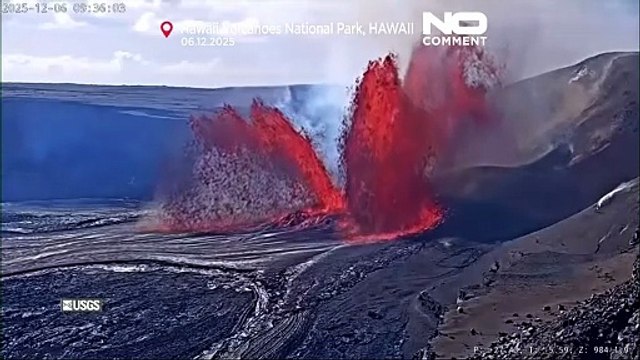 Le volcan Kilauea est à nouveau en éruption, avec de nouvelles fontaines de lave