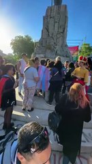 Las fotos de Florencia Peña en la Marcha del Orgullo en Mar del Plata antes del gran estreno de Pretty Woman