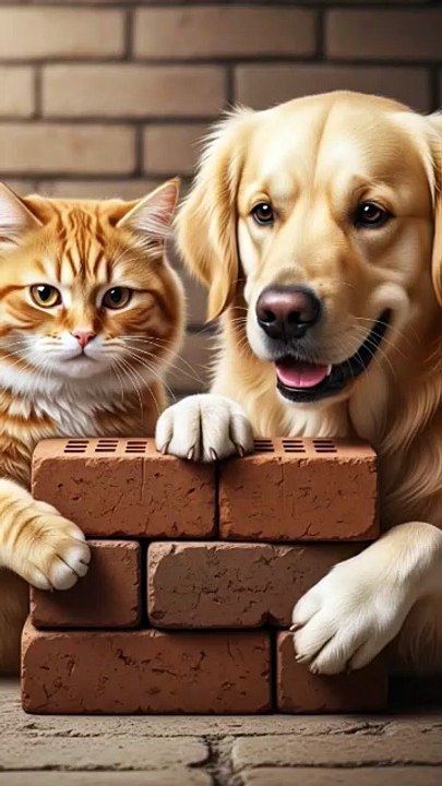 funny bricks cake #cat #funny #dog