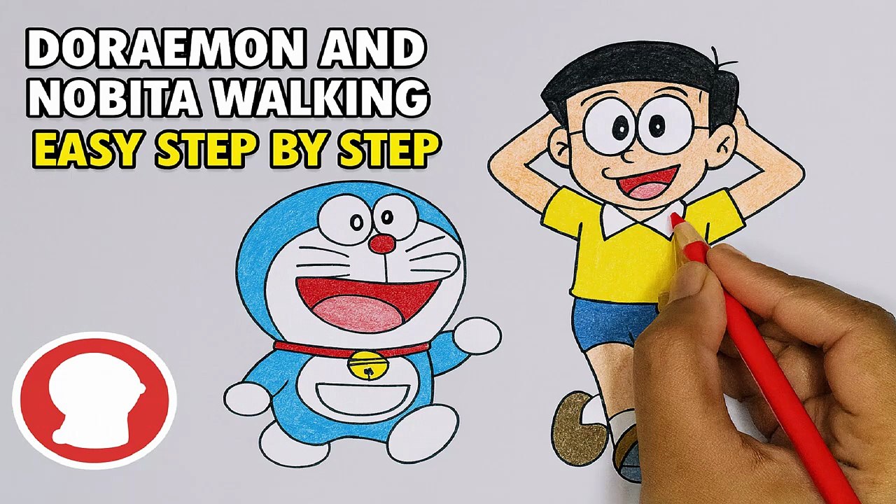 How To Draw Doraemon Easy Step By Step | Easy Tutorial
