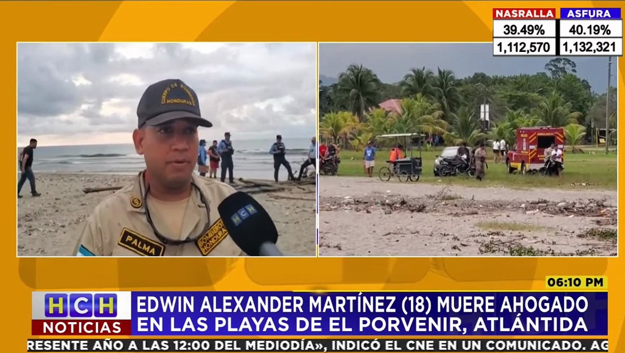 Jovencito de 19 años pierde la vida por sumersión en las playas de El Porvenir, Atlántida