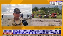 Jovencito de 19 años pierde la vida por sumersión en las playas de El Porvenir, Atlántida