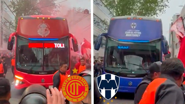 Toluca y Rayados llegan al Nemesio Diez, listos para buscar el pase a la final de la Liga MX