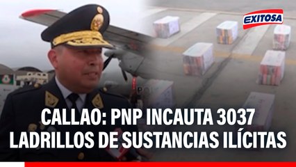 Callao: PNP incauta 3037 ladrillos de sustancias ilícitas que iban a ser escondidas en bananos orgánicos para ser exportados