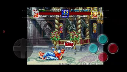Fatal Fury 3 Terry Bogard vs Blue Mary Terry Bogard é vencido por Blue Mary