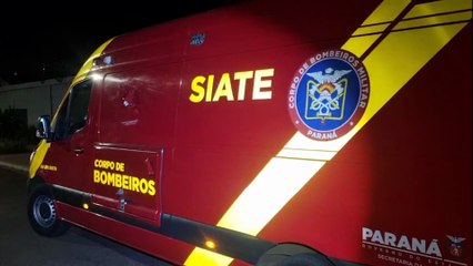 Bombeiros atendem vítima esfaqueada no Centro de Cascavel