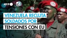 Venezuela recluta 5,600 soldados más ante "amenazas" de EU
