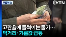 고환율에 들썩이는 물가...먹거리·기름값 급등 / YTN