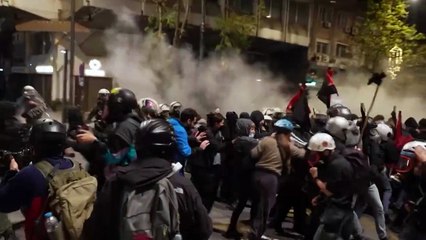 Clashes erupt at Athens protest marking teen’s killing anniversary