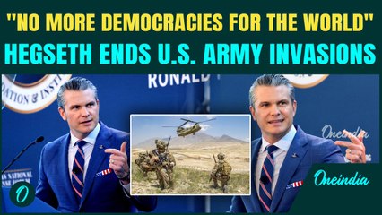 Pete Hegseth DECLARES U.S Will Not INVADE Foreign Countries Anymore | U.S. Rejects Global Burdens