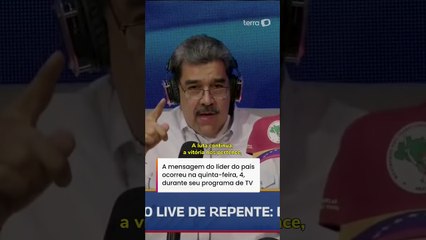 Em meio a tensão com os EUA, Maduro arrisca português para pedir apoio de brasileiros #shorts
